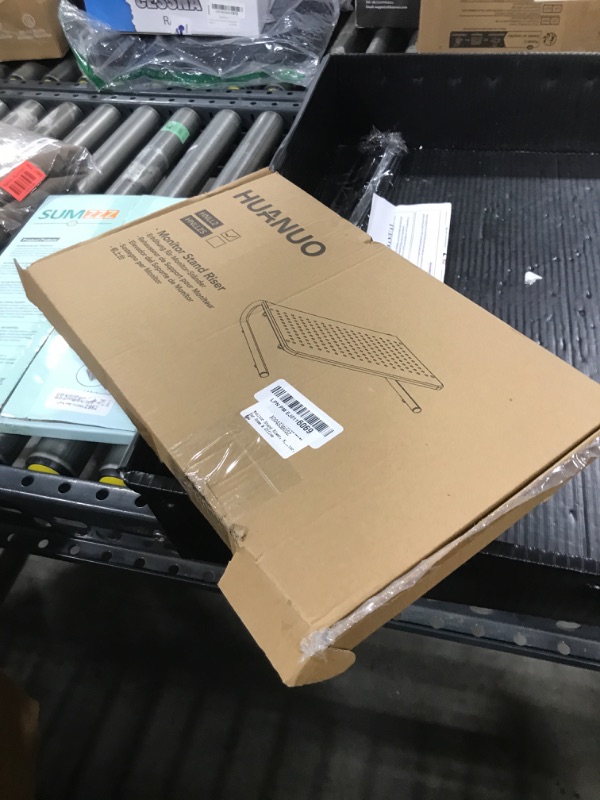 Photo 1 of Monitor Stand Riser, Monitor Riser, Laptop Stand for Desk, Laptop Riser, Desk Organizer for Monitor, Laptop Shelf w/Vented for Screen, Computer Stand for Laptop, PC, Printer, for Home & Office