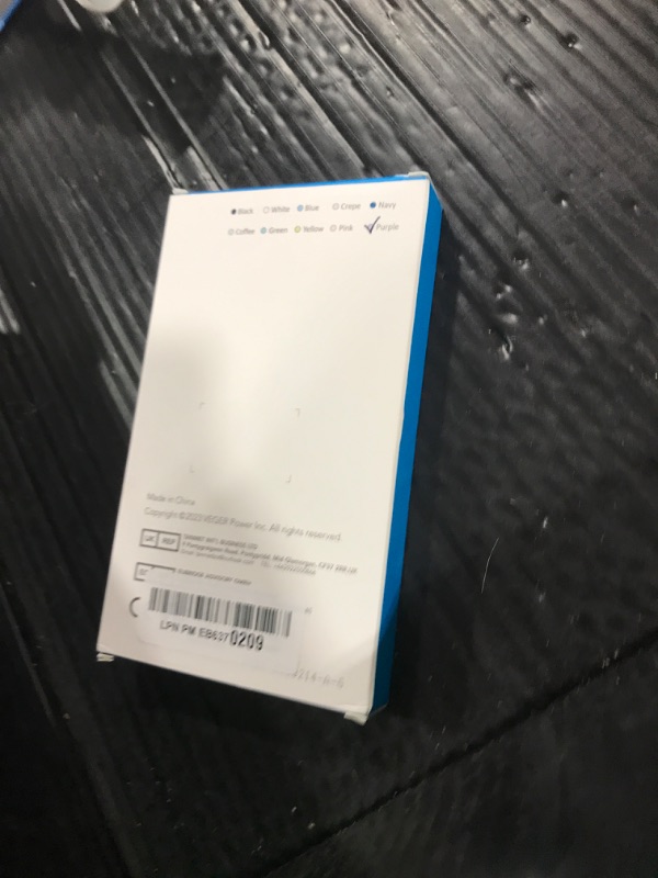 Photo 1 of VEGER Portable Charger for iPhone Built in Cables and Wall Plug, 10000mah Slim Fast Charging USB C Power Bank, Travel Essential Battery Pack Compatible with iPhones, iPad, Samsung More Devices(Purple)