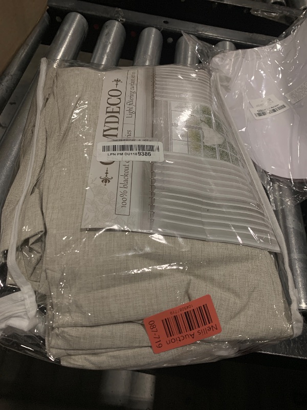Photo 1 of 95 Inch Curtains 2 Panel Set,Boho Linen Thick Textured Window Treatments Curtains for Track System Pinch Pleated Draft Blocking Weather Drapes Patio Door/ Nursery Blackout 95 Inches Long Drapes