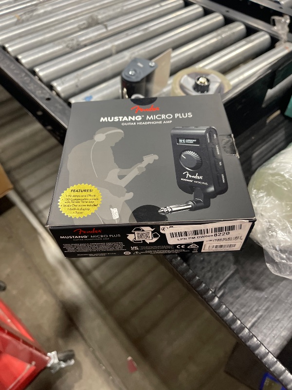 Photo 1 of Fender Mustang Micro Plus Headphone Amplifier, Bluetooth Audio Streaming and 50 Amp and Effects Models, with 2-Year Warranty