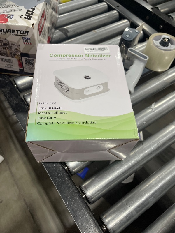 Photo 1 of Portable Nebulizer, Nebulizer Machine for Adults and Kids, Compressor Nebulizer with 2 Masks & Mouthpiece, Low Noise Nebulizer for Breathing Comfort, Desktop Nebulizer for Home Use