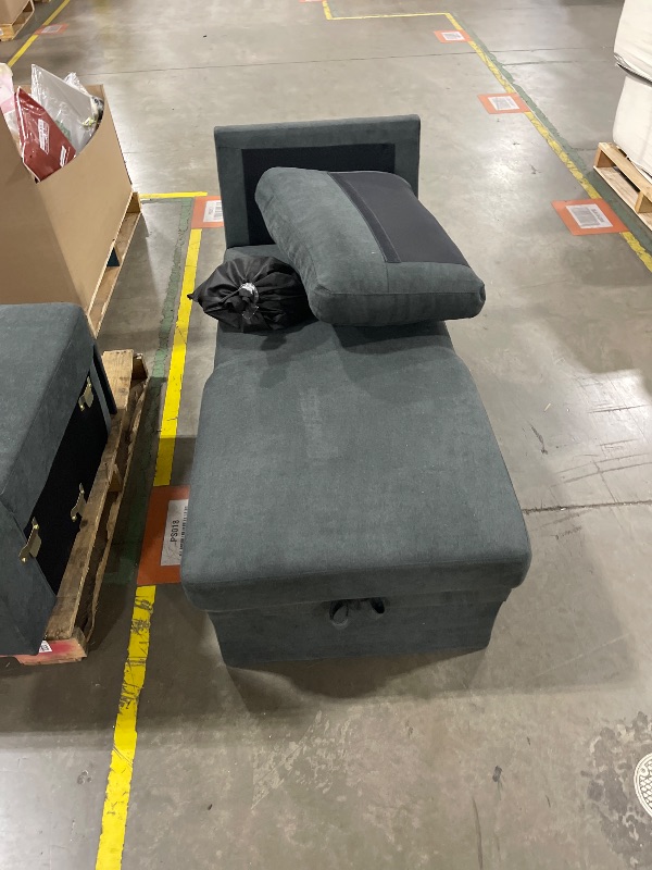 Photo 1 of Two pieces of a sectional fold out couch 