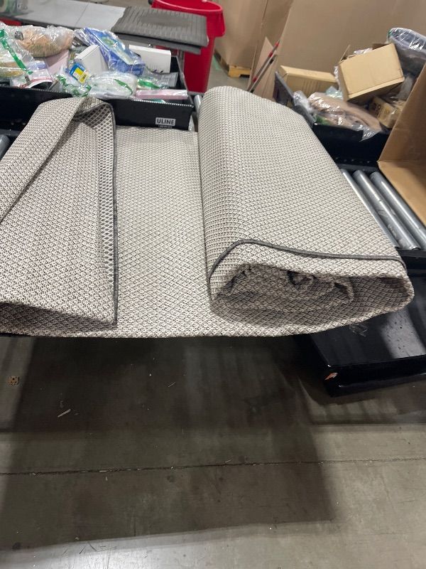 Photo 1 of outdoor patio rug unknown size 