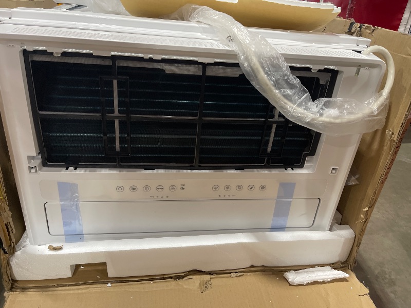 Photo 1 of Whirlpool 24,000 BTU Window Mounted Inverter Air Conditioner with Quiet, 230V, AC for Large Rooms up to 1500 Square Feet with Remote, Window AC Unit for Apartment, Living Room, Bedroom