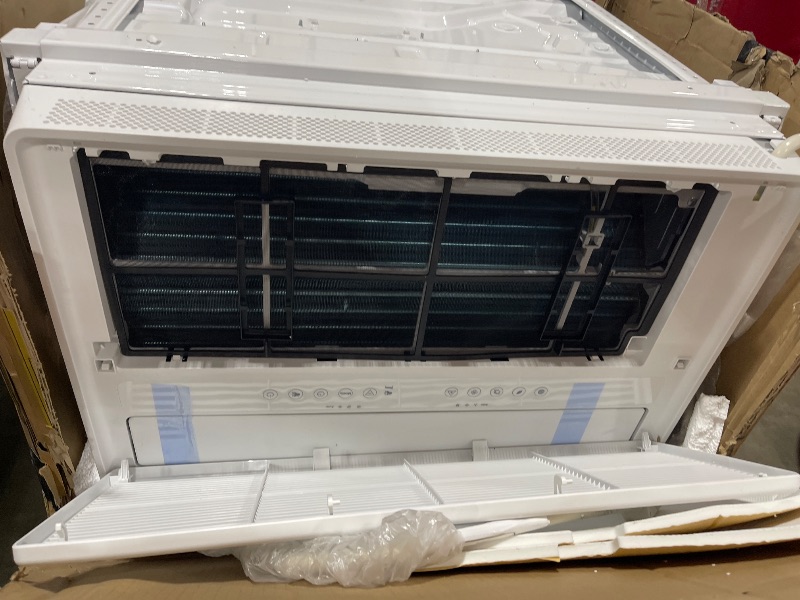 Photo 1 of Whirlpool 24,000 BTU Window Mounted Inverter Air Conditioner with Quiet, 230V, AC for Large Rooms up to 1500 Square Feet with Remote, Window AC Unit for Apartment, Living Room, Bedroom