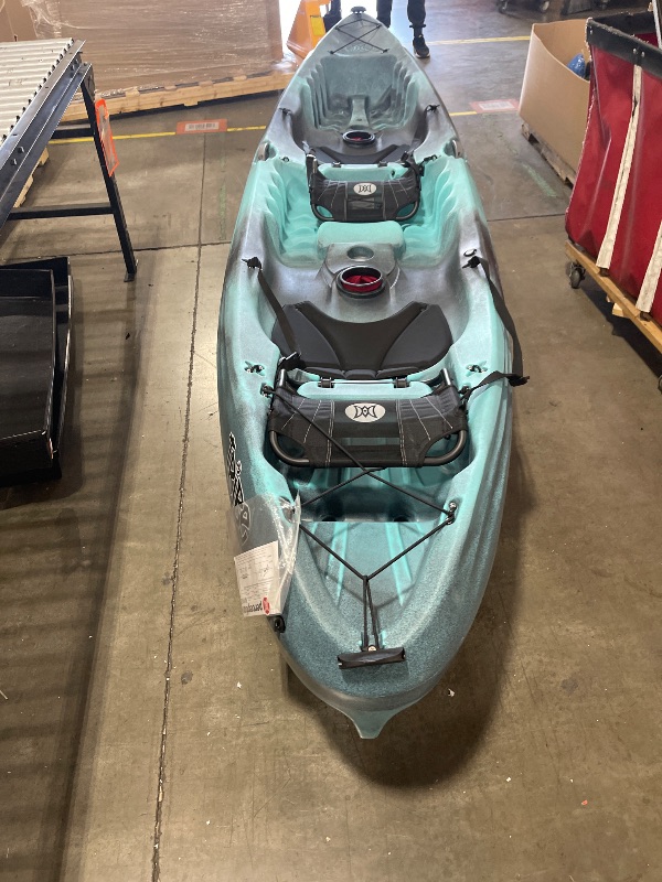 Photo 1 of Perception Kayaks Tribe 13.5 Sit on Top Tandem Kayak for All-Around Fun Large Rear Storage with Tie Downs, Dapper   kayak only missing all accessory's