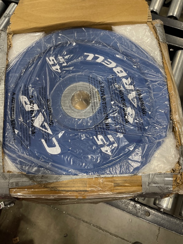 Photo 1 of CAP Barbell Best Olympic Bumper Plate, Blue, 45 lb PAIR