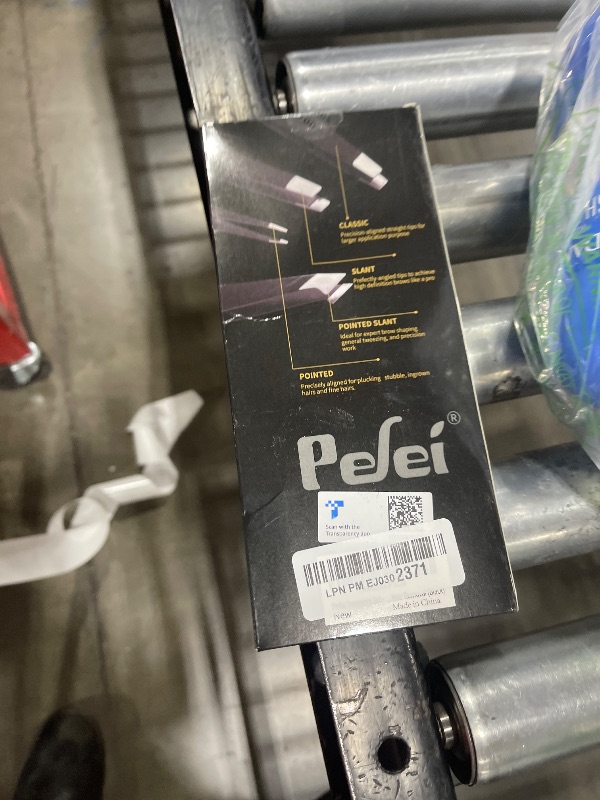 Photo 1 of Pefei Tweezers Set - Professional Stainless Steel Tweezers for Eyebrows - Great Precision for Facial Hair, Splinter and Ingrown Hair Removal (Black)
