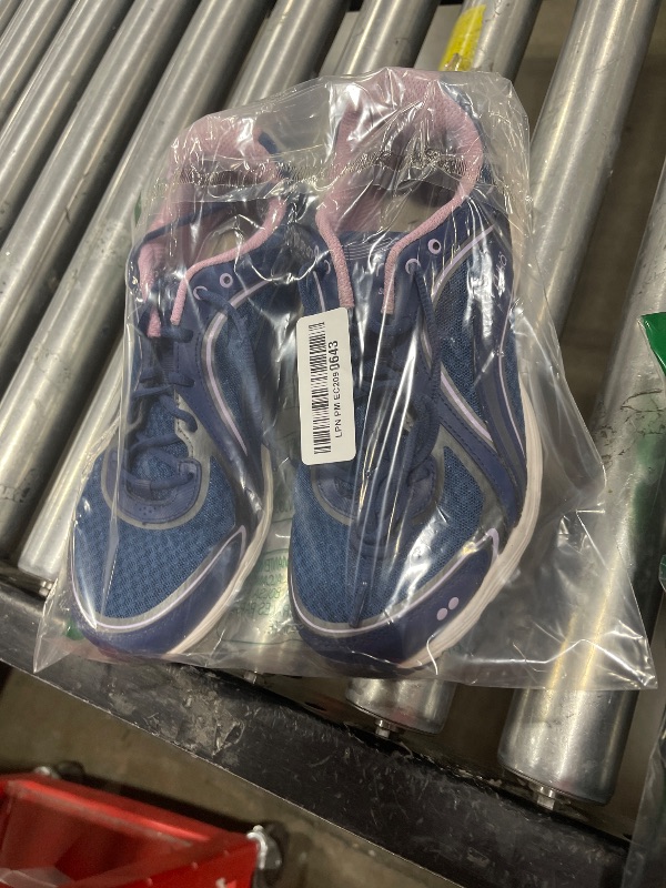 Photo 1 of Ryka Womens Sky Walk Walking Shoes Navy Lavendar Leather 10 M