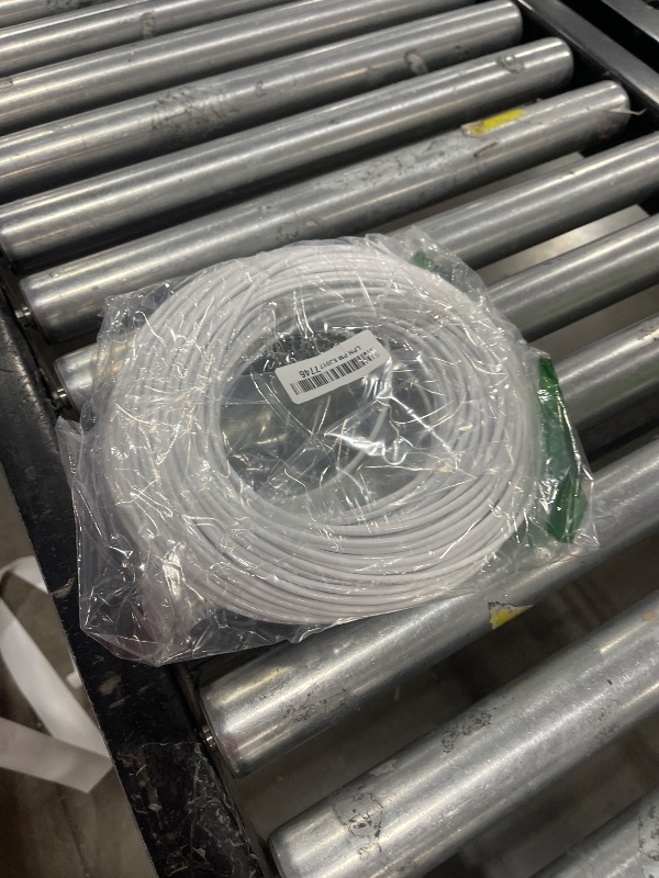 Photo 1 of Cat6a Ethernet Cable Slim 200ft Outdoor&Indoor, 28AWG Pure Copper Cat6 Internet Cable for Waterproof & Direct Burial, Flexible Cat6 Ethernet Cable 10G 550MHZ, Cat 6 Network cable for Indoor White