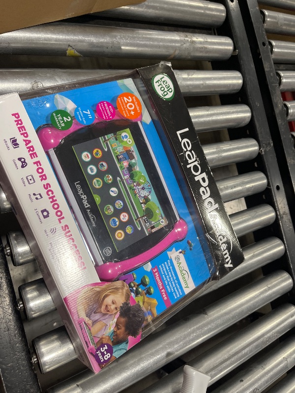 Photo 1 of LeapFrog LeapPad Academy Kids’ Learning Tablet, Pink