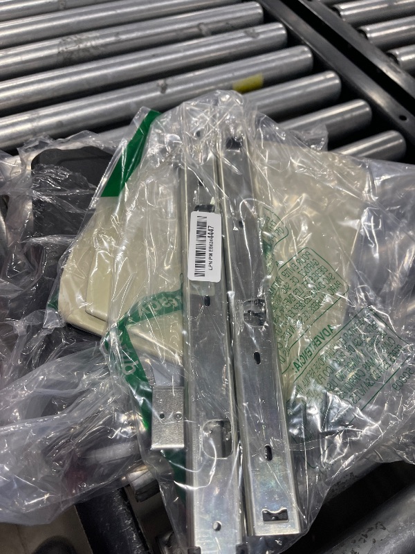 Photo 1 of Keyboard Pull Out Slide Height Adjustable Under Desk Drawer Track Full Extension Ball Bearing Under Sink Lift Slide Runner for Mounting Keyboard or Retrofitting Under Table Bracket Without Tray