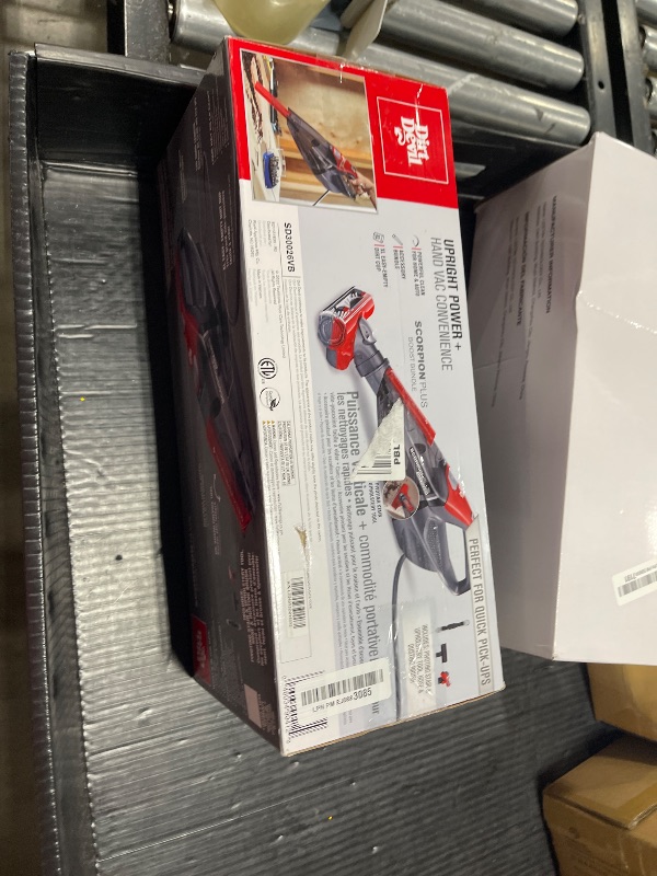 Photo 1 of Dirt Devil Scorpion Plus Handheld Vacuum Cleaner, Powerful Suction, Lightweight, Includes Pivoting Stair and Upholstery Tool, Hose and Dusting Brush, Corded Portable Vacuum Cleaner