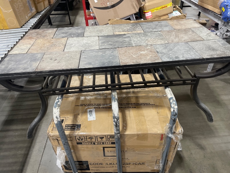Photo 1 of tile patio table    (table only)