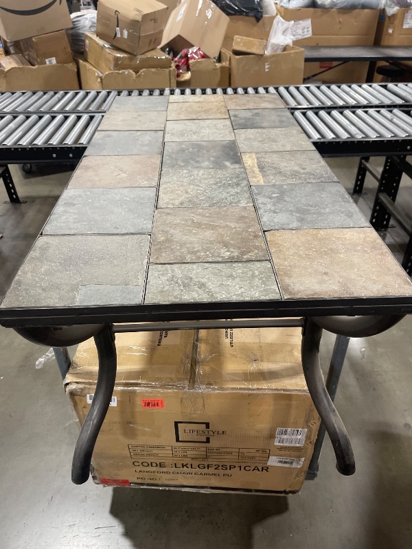 Photo 1 of tile patio table    (table only)
