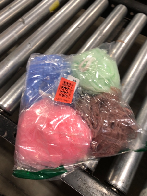 Photo 1 of Chuya Large Bath Sponges Loofahs 70g,4 Pack Shower Sponge Exfoliating Cleaning Bath Loofa Body Scrubber Balls for Women Men Washing