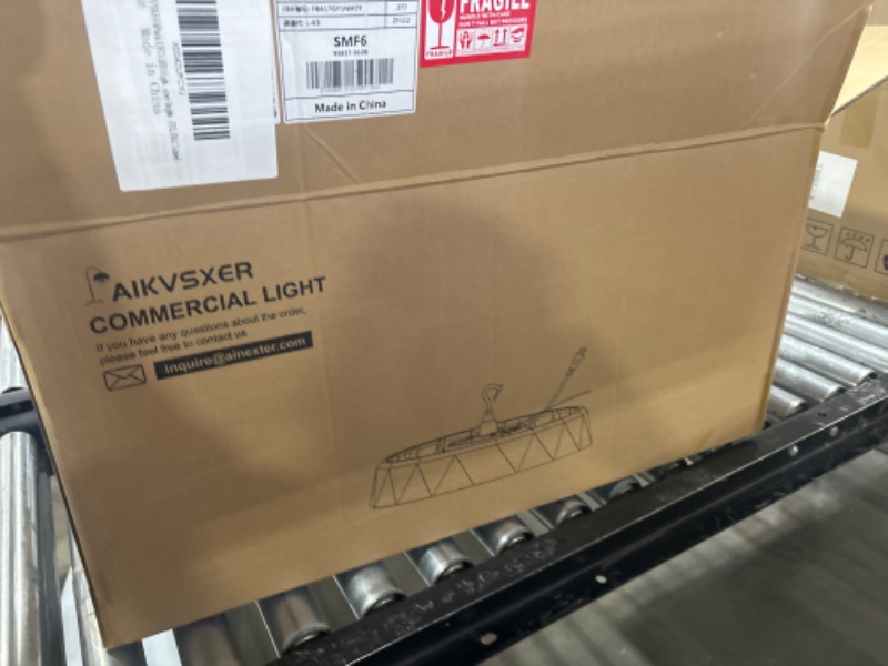 Photo 1 of AIKVSXER UFO LED High Bay Light 280W 6Pack, Super Bright 44800LM High Bay Led Shop Lights for Workshop Warehouse Garage, 0-10V Dimmable, 5000K Daylight, AC120-277V, IP65 Waterproof - ETL/DLC