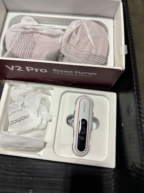 Photo 1 of Momcozy Breast Pump V2 Pro Ultra-Lightweight, Hands-Free & Portable Wearable Pump with Upgraded Integrated DoubleFit Flange, Quiet & Leak-Proof Electric Pump, 3 Modes|9 Levels, 17/19/21/24mm