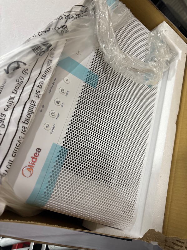 Photo 1 of Midea 10,000 BTU U Shaped Smart Inverter Window Air Conditioner, Cools up to 450 Sq. Ft.,Ultra Quiet with Open Window Flexibility, Works with Alexa/Google Assistant, 35% Energy Savings, Remote Control
