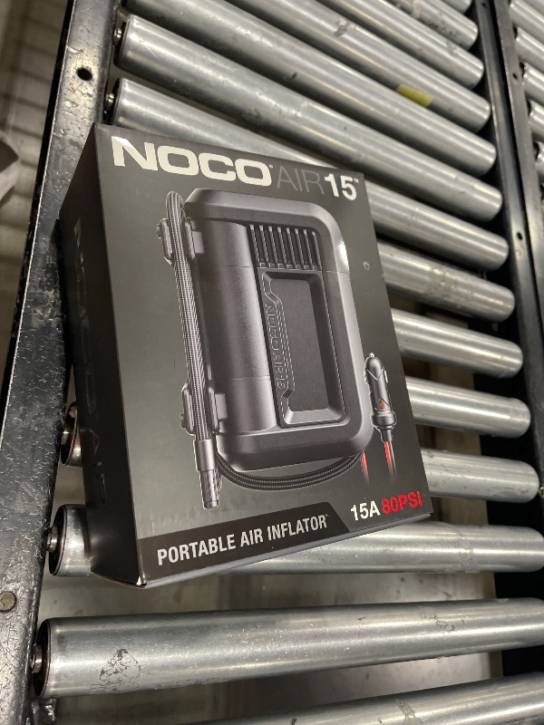 Photo 1 of NOCO AIR15: UltraFast 15A Tire Inflator - 12V Portable Air Compressor Pump, Rated at 80 PSI, Inflates Tires from 0-40 PSI in 2.9 Minutes with a Digital Gauge, Smart Pressure, and Auto-Shutoff
