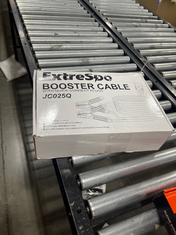 Photo 1 of EXTRESPO Heavy Duty Jumper Cables - 0 Gauge 25 Feet 1000Amp, Quick Connect Plug for Car, SUV and Trucks, with up to 8-Liter Gasoline & 6-Liter Diesel Engines (0 Gauge 25 FT?Quick Connect?)