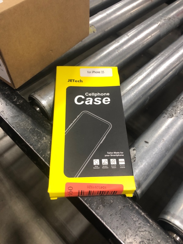 Photo 1 of JETech Case for iPhone 15 6.1-Inch, Non-Yellowing Shockproof Phone Bumper Cover, Camera Lens Full Protection, Anti-Scratch Clear Back (Clear)