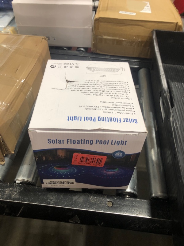 Photo 1 of FirstE Solar Floating Pool Lights, 7.6" Dynamic Upper and Lower RGB Color Changing Floating Lights for Pool, IP68 Waterproof Solar Pool Light That Float Decor Hot Tub Party Wedding Pond Garden Yard