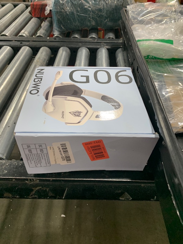 Photo 1 of NUBWO G06 Dual Wireless Gaming Headset with Microphone for PS5, PS4, PC - 23ms Low Latency Audio - 100-Hour of Playtime - 50mm Drivers (White-Black)
