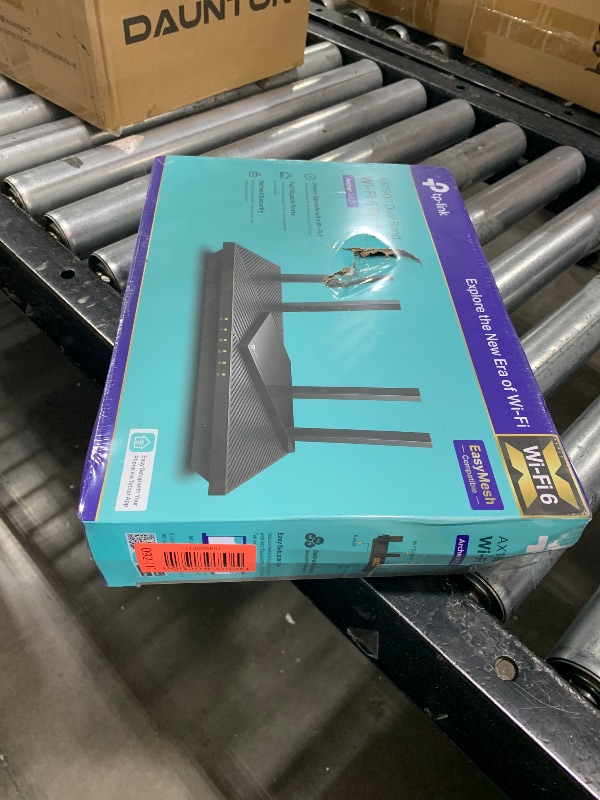 Photo 1 of TP-Link AX1800 WiFi 6 Router V4 (Archer AX21) – Dual Band Wireless Internet, Gigabit, Easy Mesh, Works with Alexa - A Certified for Humans Device