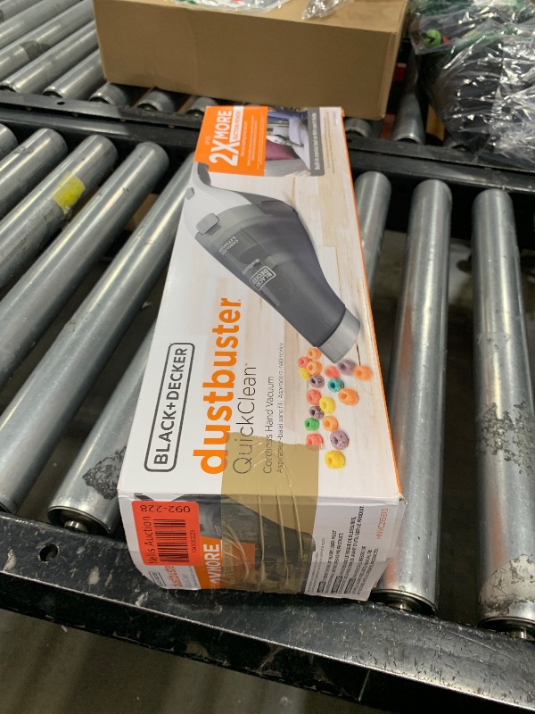 Photo 1 of BLACK+DECKER dustbuster QuickClean Cordless Handheld Vacuum (HNVC215B10)