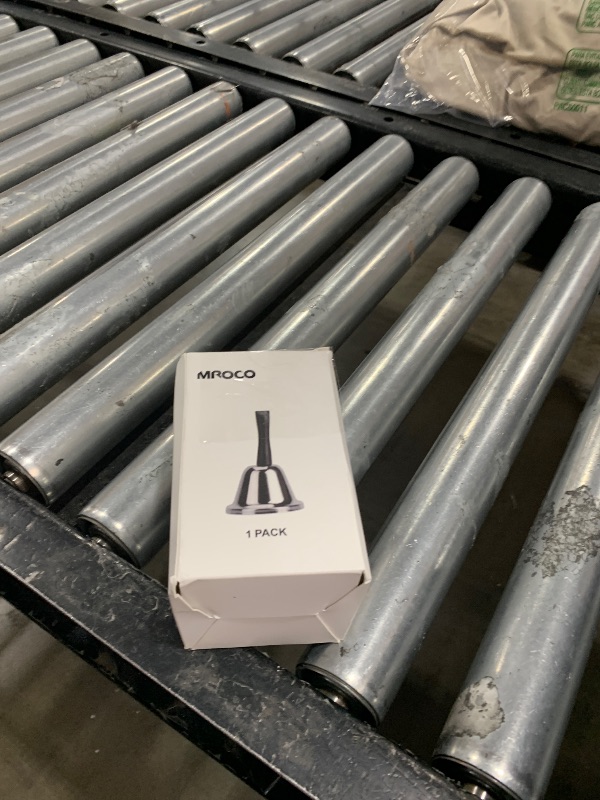 Photo 1 of MROCO Loud Hand Bell, Silver Steel Hand Bells for Adults, Dinner Bells for Inside Classroom Bell, for Food Line, Alarm, Jingles, Ringing