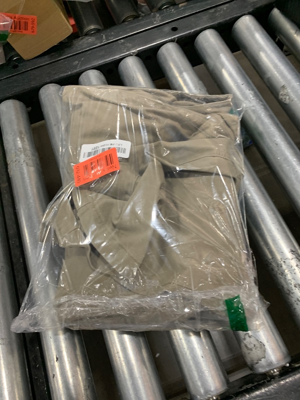 Photo 1 of Lee Men's Big & Tall Extreme Motion Flat Front Relaxed Taper Pant Khaki 60W x 30L