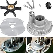 Photo 1 of Upgrade Water Pump Impeller Kit 0382468 382468 Fits for Johnson Evinrude BRP OMC 10 15 18 20 25 HP Housing, Replacement for OEM Part Number 777806 18-3377 46-13179

