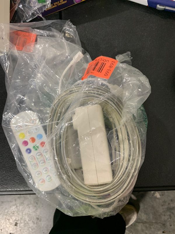 Photo 1 of ITEM IS MISSING PARTS, UNSURE WHAT PARTS ARE MISSING -------------------------------MIWISE RGB COB LED Strip Light 20ft/6.1m,Color Changing Dimmable Strip Light DC24V,Compatible with Alexa/Google Assistant/Tuya Multicolor Flexible Tape Light,for TV,Bedroo