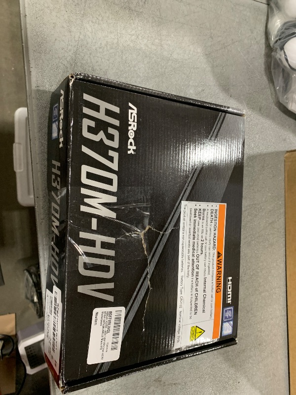 Photo 1 of ASRock H370M-HDV LGA1151/ Intel H370/ DDR4/ SATA3&USB3.2/ Micro ATX Motherboard