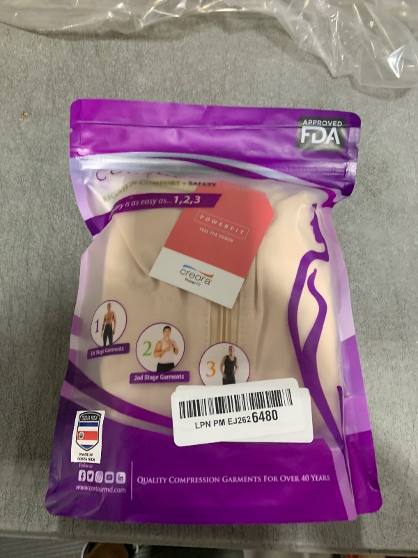 Photo 1 of ContourMD Men’s Compression Vest – Post-Surgery Garment for Liposuction Recovery, Chest Binder, Men’s Shapewear Tank Top, Stomach Compression Shirt, Belly Slimmer, Body Shaper for Men – Beige – XL