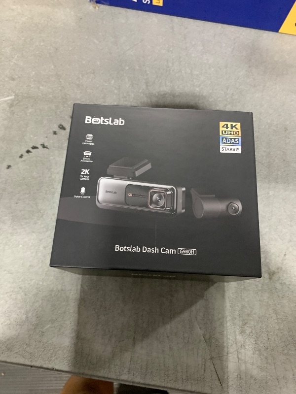 Photo 1 of BOTSLAB 4K Dash Cam Front and Rear, 170° Ultra Wide Dashcam with ADAS, Night Vision, 24/7 Parking Mode, Sony IMX415 Sensor, WDR, Free 64GB SD Card, 5G/2.4G WiFi, Built-in GPS, Loop Recording