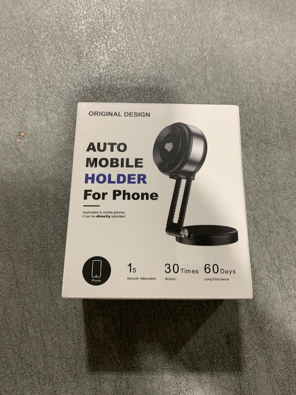 Photo 1 of Electric Vacuum Magnetic Car Phone Mount,Vacuum Suction Car Phone Holder Hands-Free,Adjustable Foldable Magnetic Suction Cup Phone Mount,Strong Magnetic Car Mount for Smooth Surface(New-Black)