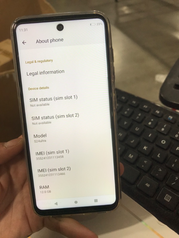 Photo 1 of Unlocked Smartphone I24 Ultra?12GB+512GB Android 14 Phone, Battery 6800mAh,6.7" HD Screen?48MP+108MP Camera Cellphone, Snapdragon 888?Face ID/Dual SIM/Fingerprint Lock