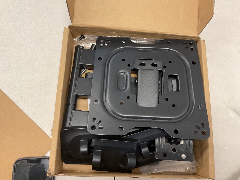 Photo 1 of monTEK Full Motion TV Wall Mount for 23–65 Inch Flat & Curved TVs and Monitors, Swivel & Tilt Articulating Bracket, Max VESA 400x400mm, Holds up to 77 lbs, Perfect Center Design