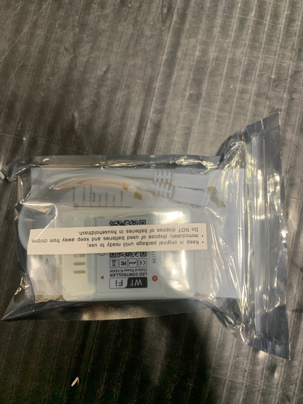 Photo 1 of iNextStation Smart RGB WiFi LED Controller 4-Pin Output Compatible with Alexa/Google Home Assistant/IFTTT Android/iOS for SMD 3535 5050 2835 Color Changing LED Strip Lights (2-Port)