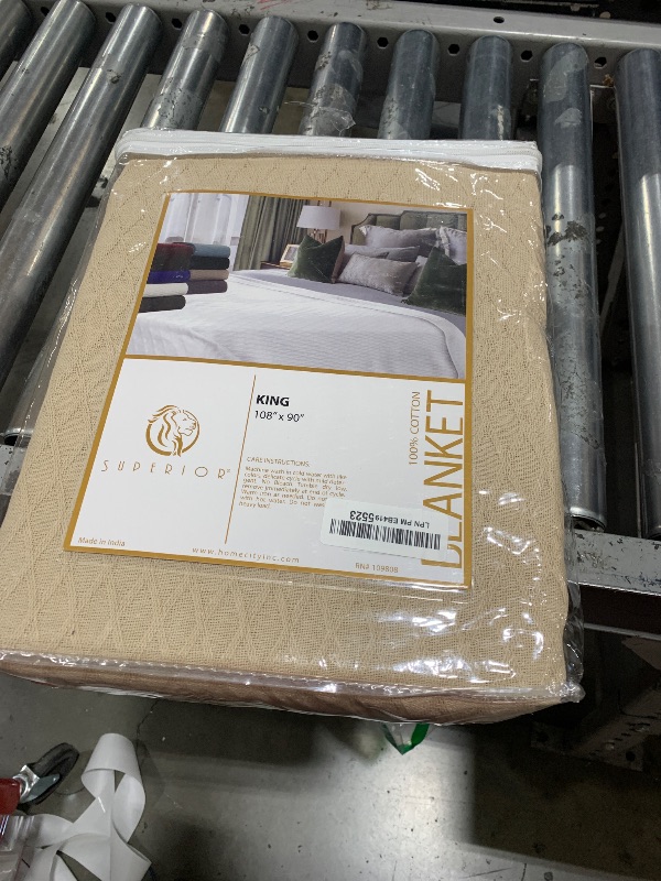 Photo 1 of Love's cabin 6 Layer 100% Cotton Muslin Blanket, 108"x90" Muslin King Size Blanket for Bed Couch, Lightweight and Breathable Cotton Gauze for Adult, Apricot