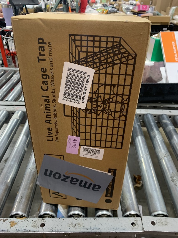 Photo 1 of Anyhall Live Squirrel Trap Heavy Duty Humane Animal Cage Trap for Indoors and Outdoors