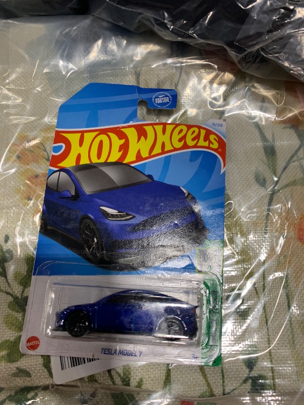 Photo 1 of Mattel Hot Wheels Tesla Model Y, HW Green Speed 3/10 [Blue] 15/250
