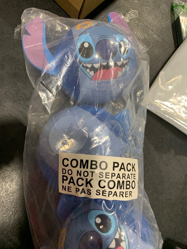 Photo 1 of Disney Stitch Squish-a-Stitch Collectible Figures 3-Pack, 2-inch Mystery Glitter Figurines, Squishy Fidget Toys, Blind Box, Kids Toys for Ages 3 and Up by Just Play