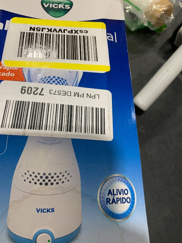Photo 1 of Vicks Sinus Inhaler - Non-Medicated Steam Relief for Allergies, Congestion, Cough & Colds, Vocal Steamer, Soothes Nasal & Throat Passages, Works with VapoPads (1 Included), FSA & HSA Eligible
