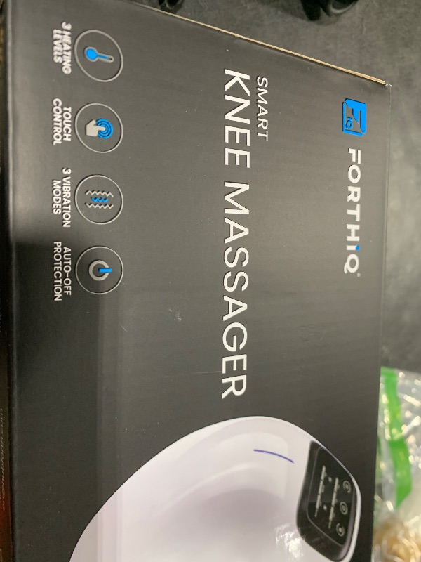 Photo 1 of FORTHiQ Knee Massager Smart with Heat, Red Light and Massage Therapy, 3-in-1 Cordless, 2024 Updated Edition, FSA or HSA Eligible, Gifts for Grandma & Grandpa