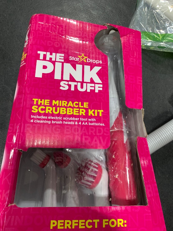 Photo 1 of Stardrops - The Pink Stuff - The Miracle Scrubber Kit - 4 Cleaning Brush Heads