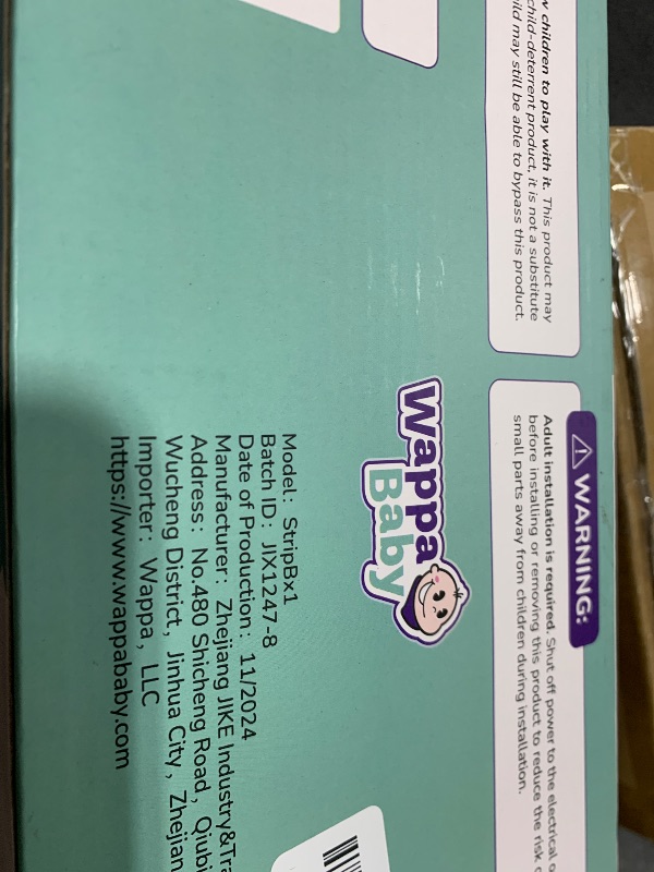 Photo 1 of Power Strip Cover Box - Effectively Baby Proofs Power Strip with Patented Dual Lock. Convenient Side Openings for Cords & Cables. Protects Small Hands & Fingers