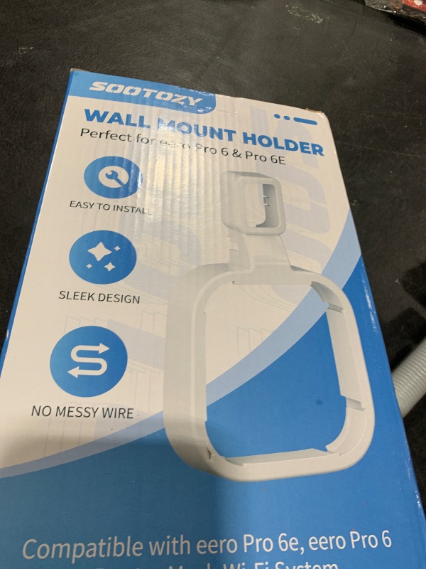 Photo 1 of 3Pack Wall Mount Holder for eero Pro 6e/6 Mesh Wi-Fi System, Outlet Wall Mount Stand Bracket for eero Pro 6e tri-Band Mesh, Wire Organizer